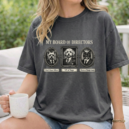 My Board of Directors T-Shirt — Vintage Portraits of Dogs Tee