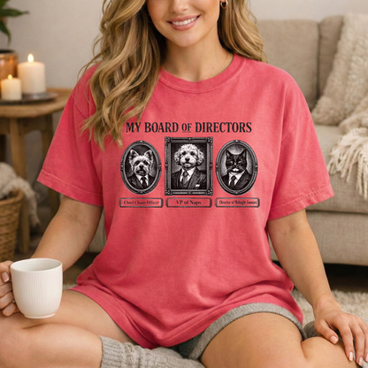 My Board of Directors T-Shirt — Vintage Portraits of Dogs Tee