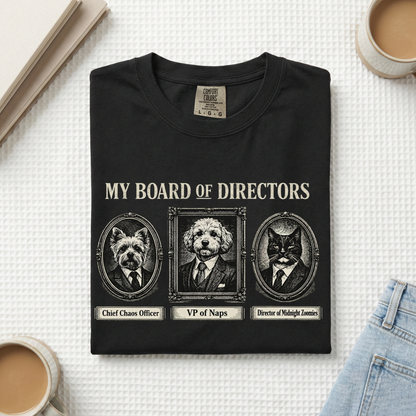 My Board of Directors T-Shirt — Vintage Portraits of Dogs Tee