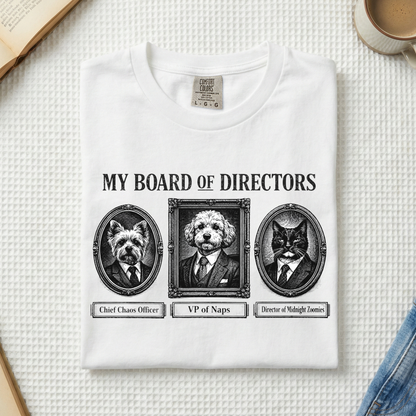 My Board of Directors T-Shirt — Vintage Portraits of Dogs Tee