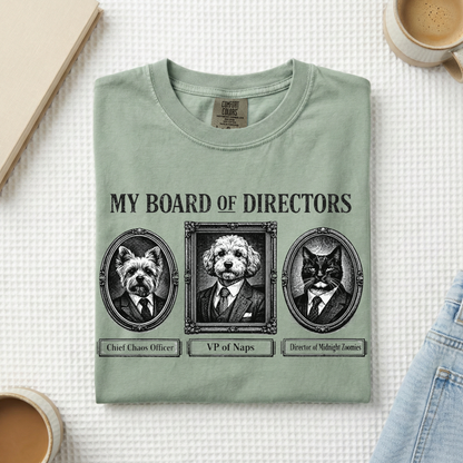 My Board of Directors T-Shirt — Vintage Portraits of Dogs Tee