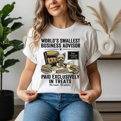 World's Smallest Business Advisor — Yorkie Tee