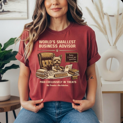 World's Smallest Business Advisor — Yorkie Tee