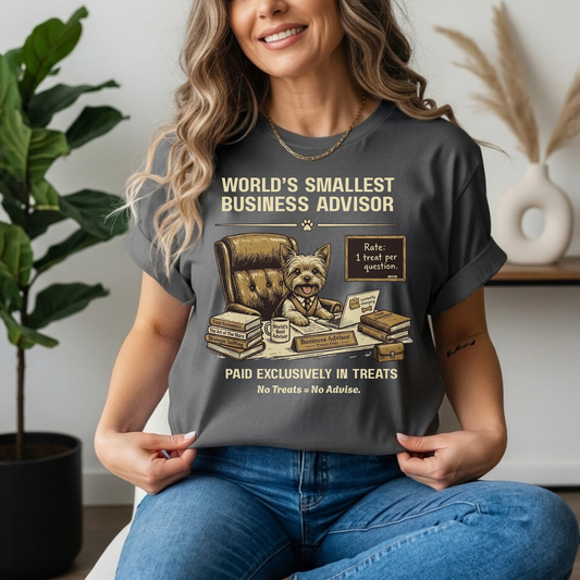 World's Smallest Business Advisor — Yorkie Tee