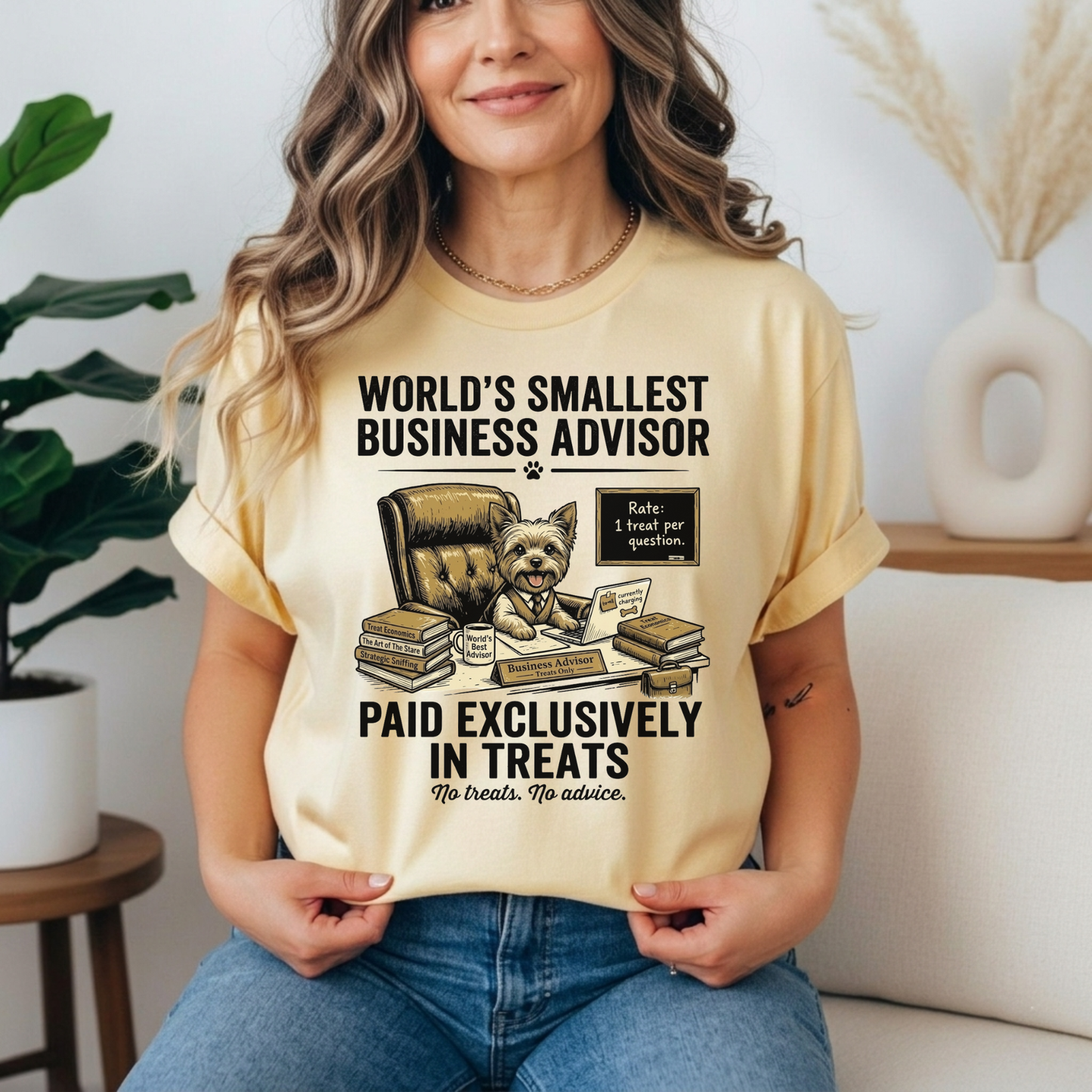 World's Smallest Business Advisor — Yorkie Tee