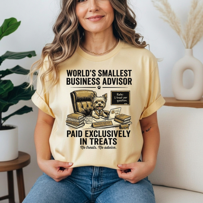 World's Smallest Business Advisor — Yorkie Tee
