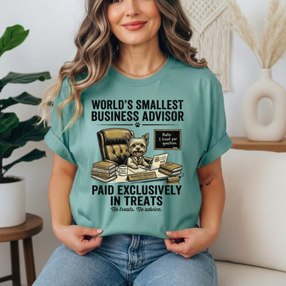 World's Smallest Business Advisor — Yorkie Tee
