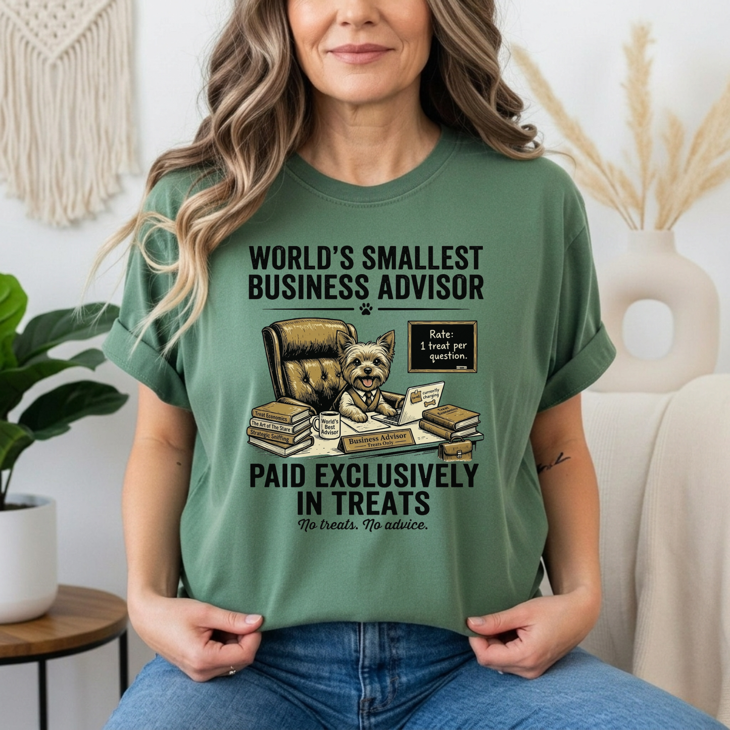 World's Smallest Business Advisor — Yorkie Tee