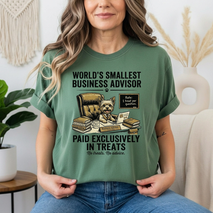 World's Smallest Business Advisor — Yorkie Tee