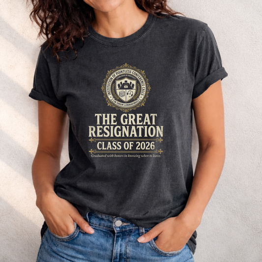 The Great Resignation Class of 2026 T-Shirt