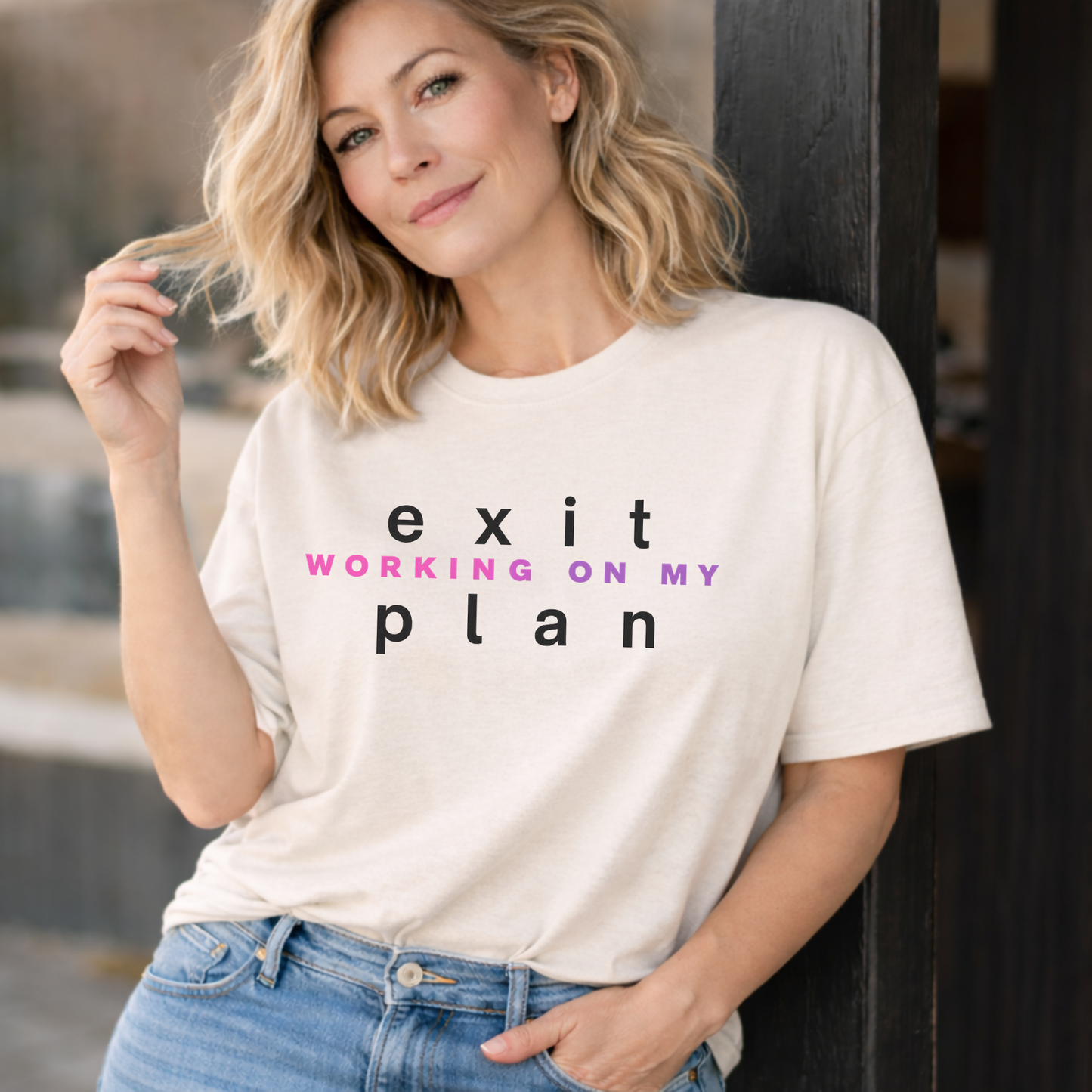 Working On My Exit Plan, Tee