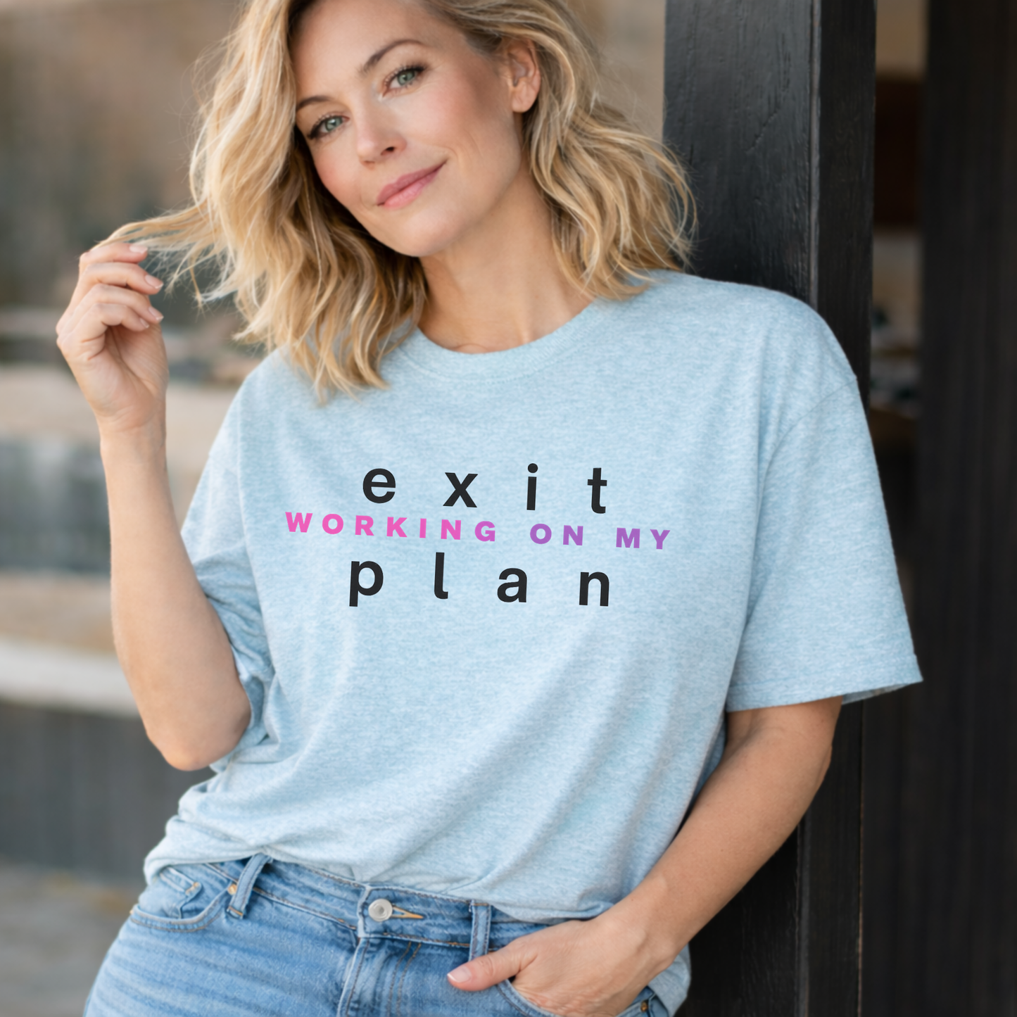 Working On My Exit Plan, Tee