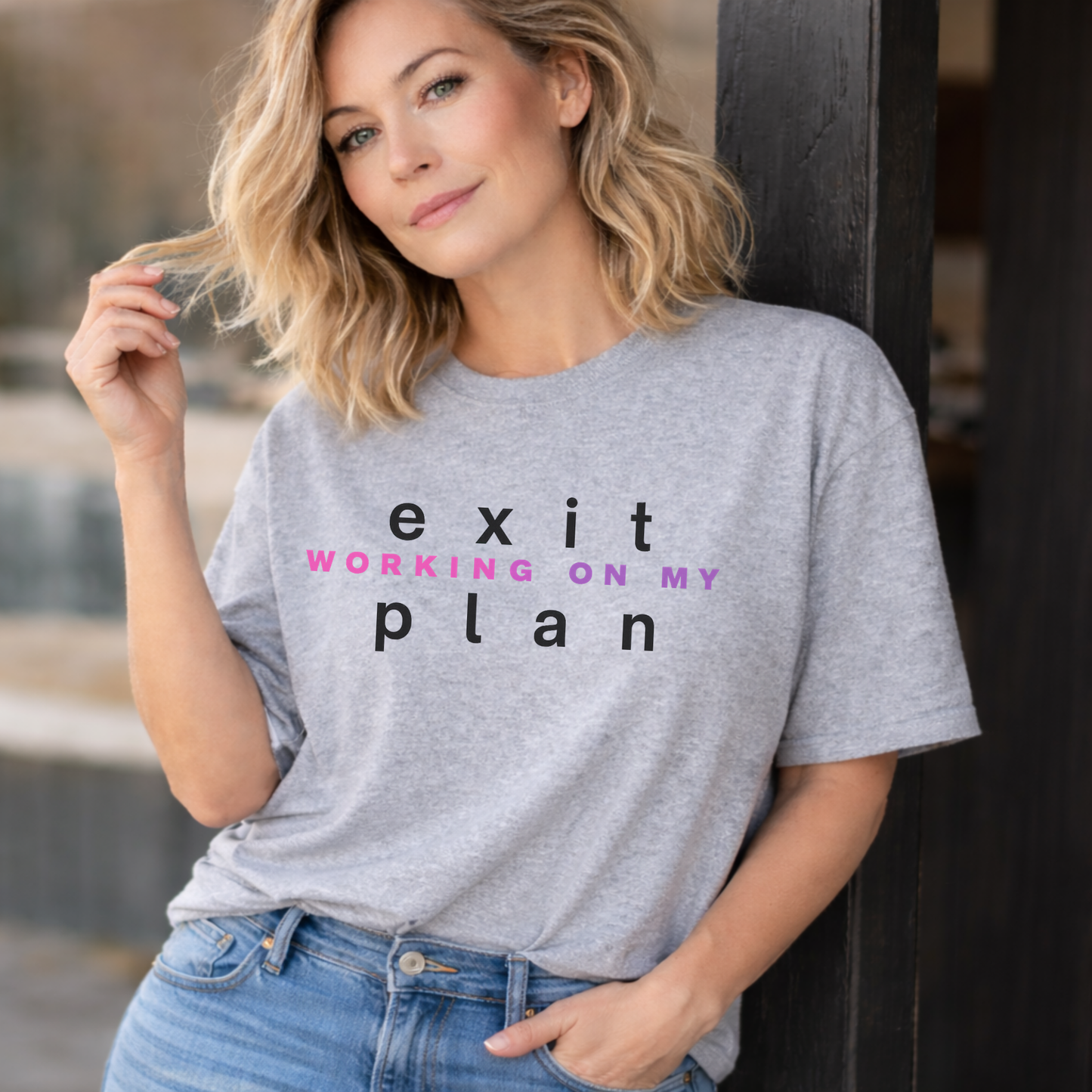 Working On My Exit Plan, Tee
