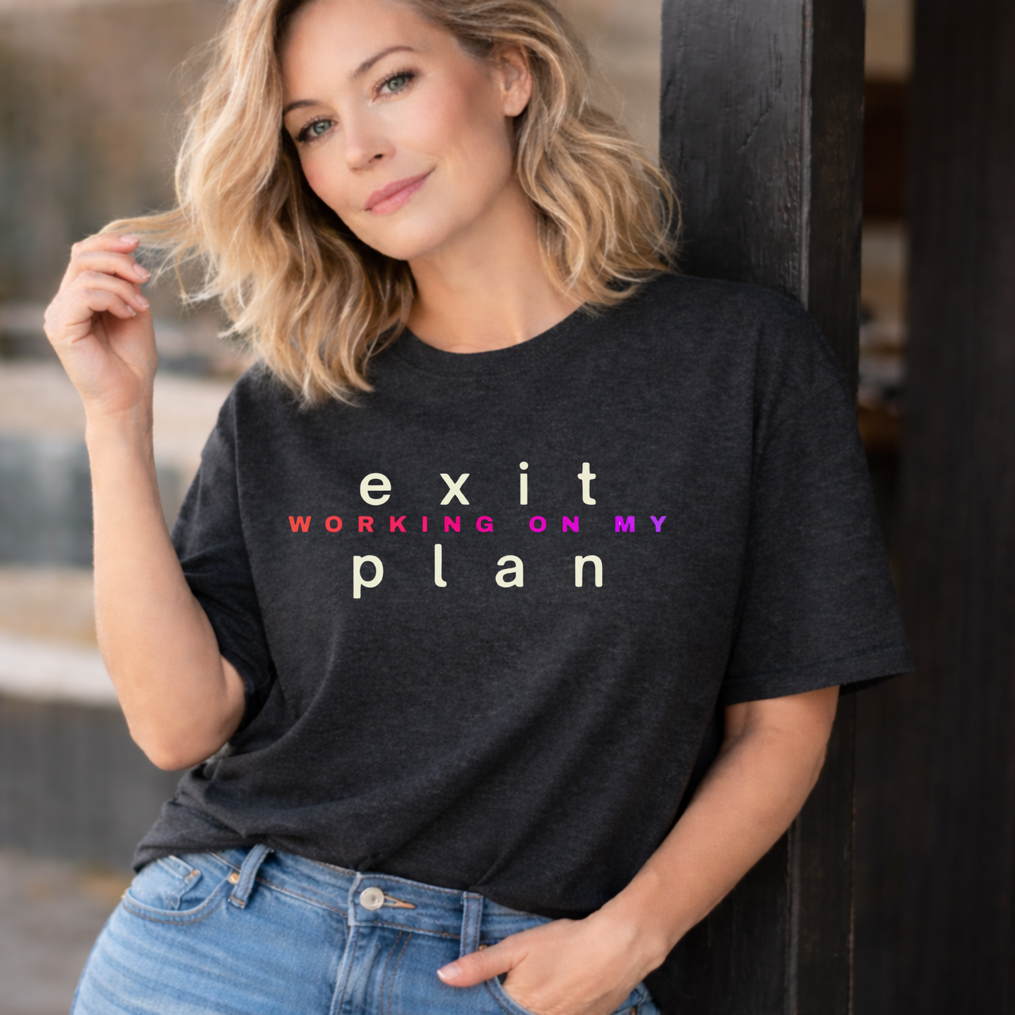 Working On My Exit Plan, Tee