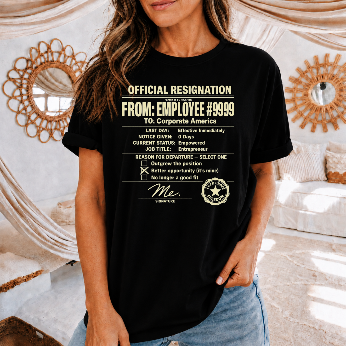 Official Resignation Tee