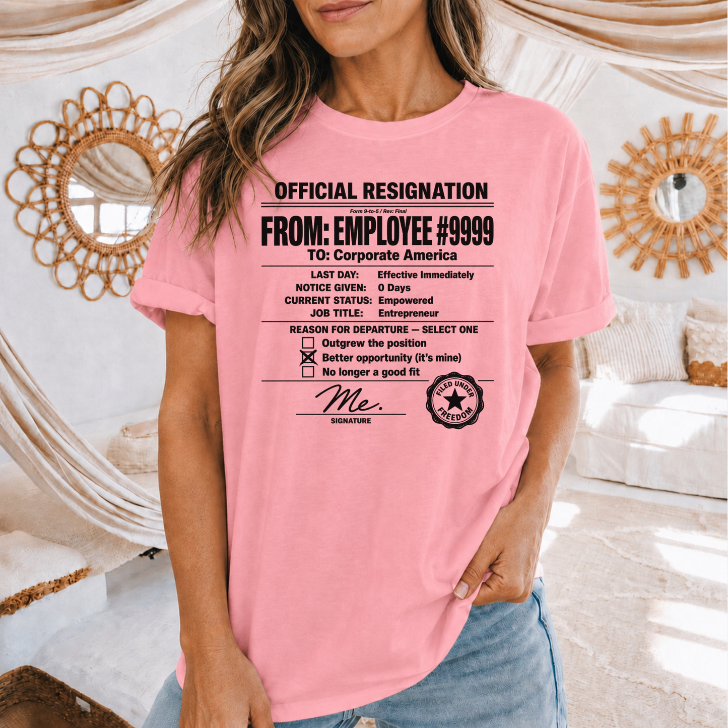 Official Resignation Tee