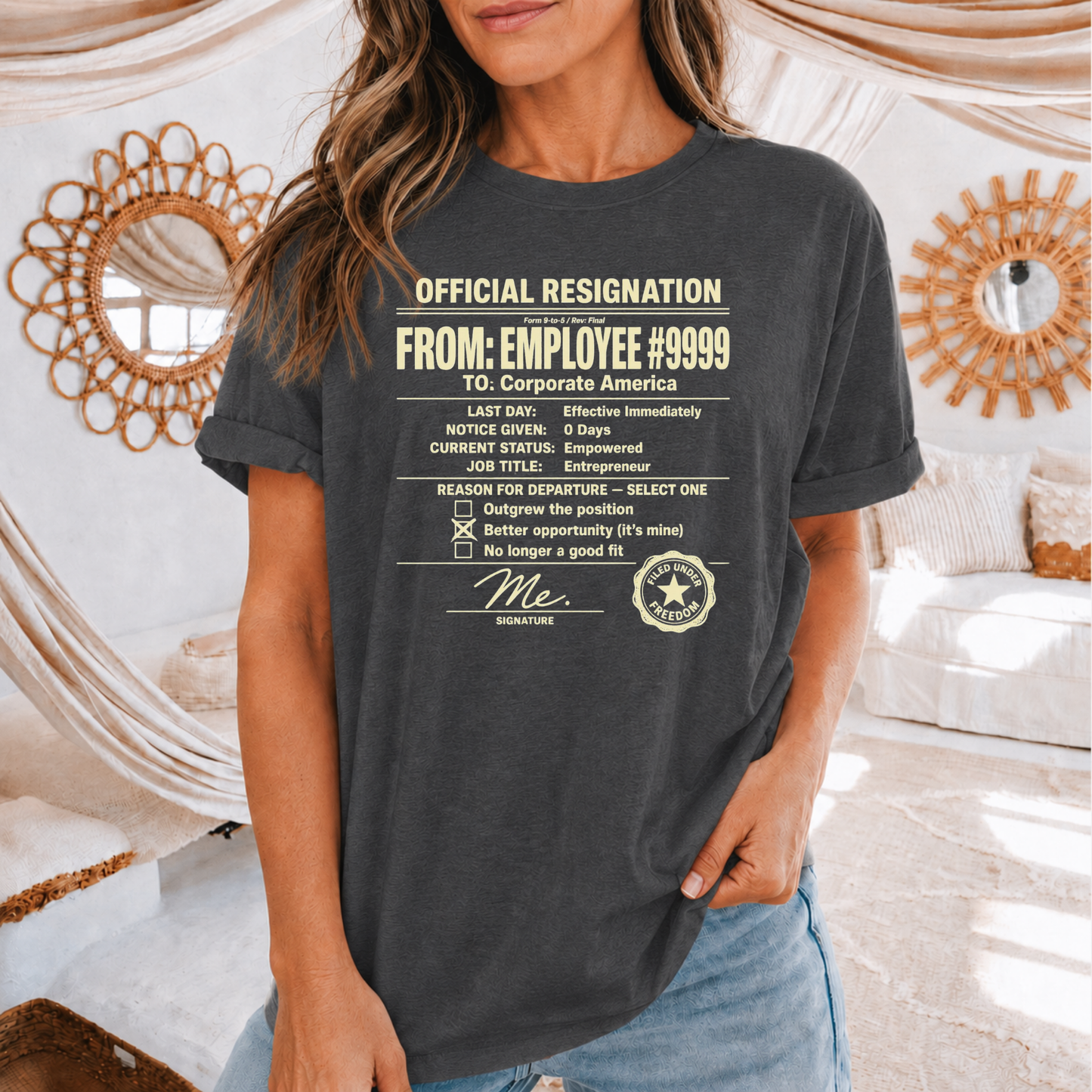 Official Resignation Tee