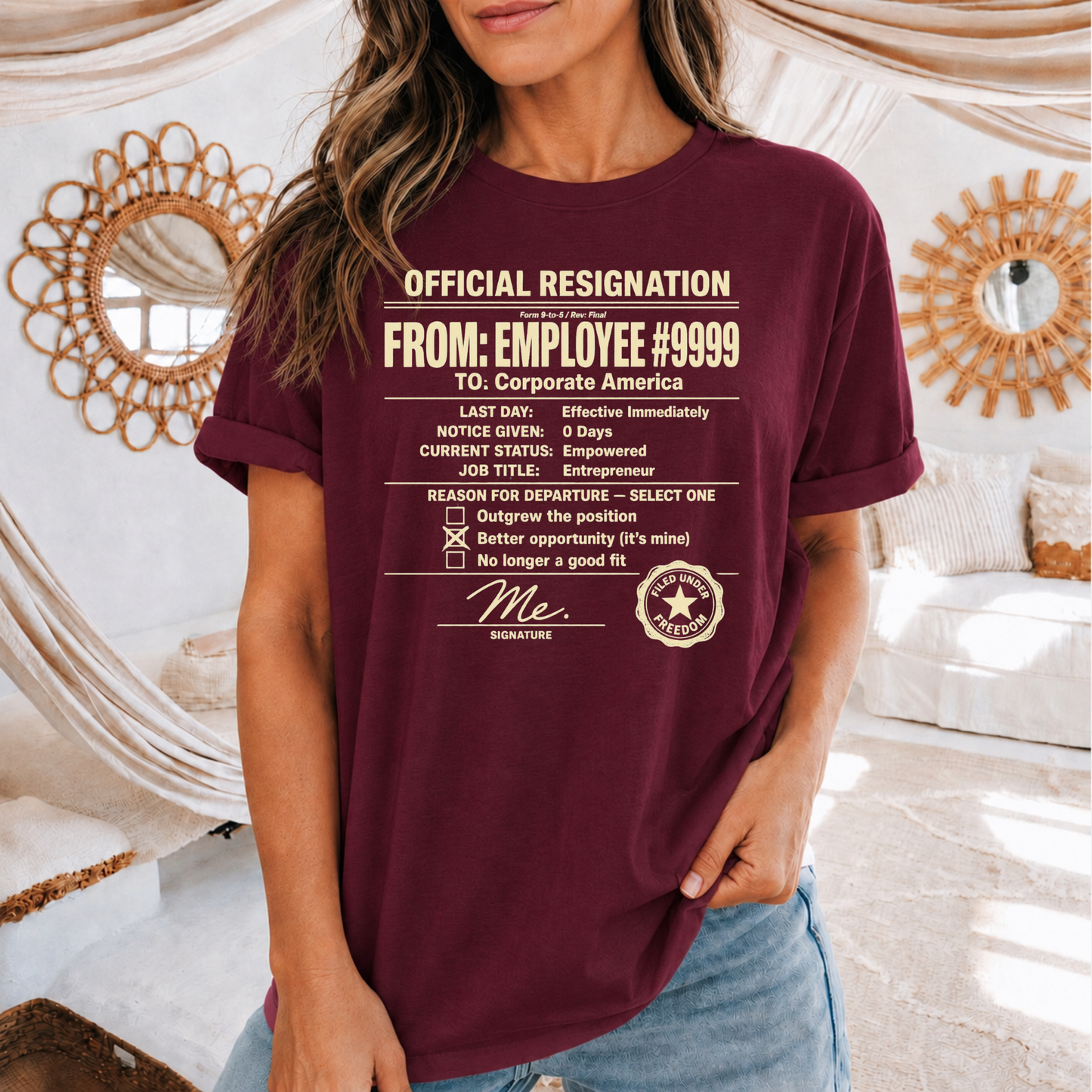 Official Resignation Tee