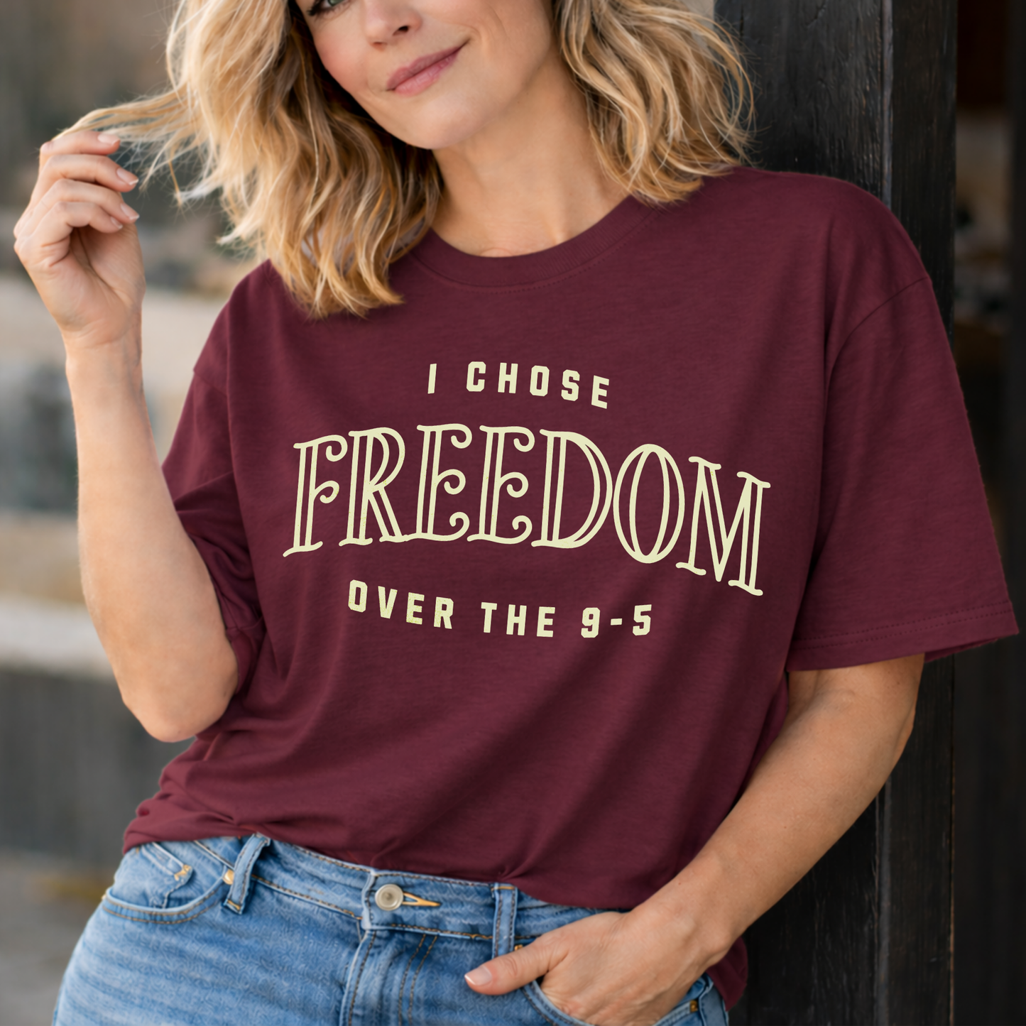 Chose Freedom Over the 9-5 | Vintage Tee