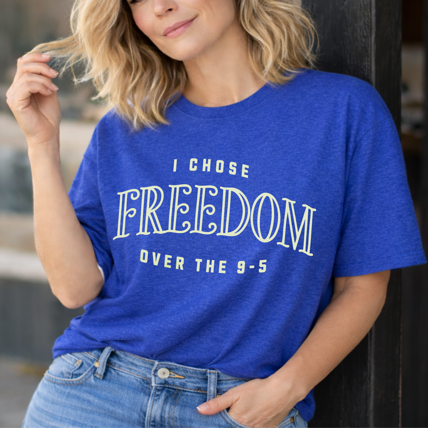 Chose Freedom Over the 9-5 | Vintage Tee
