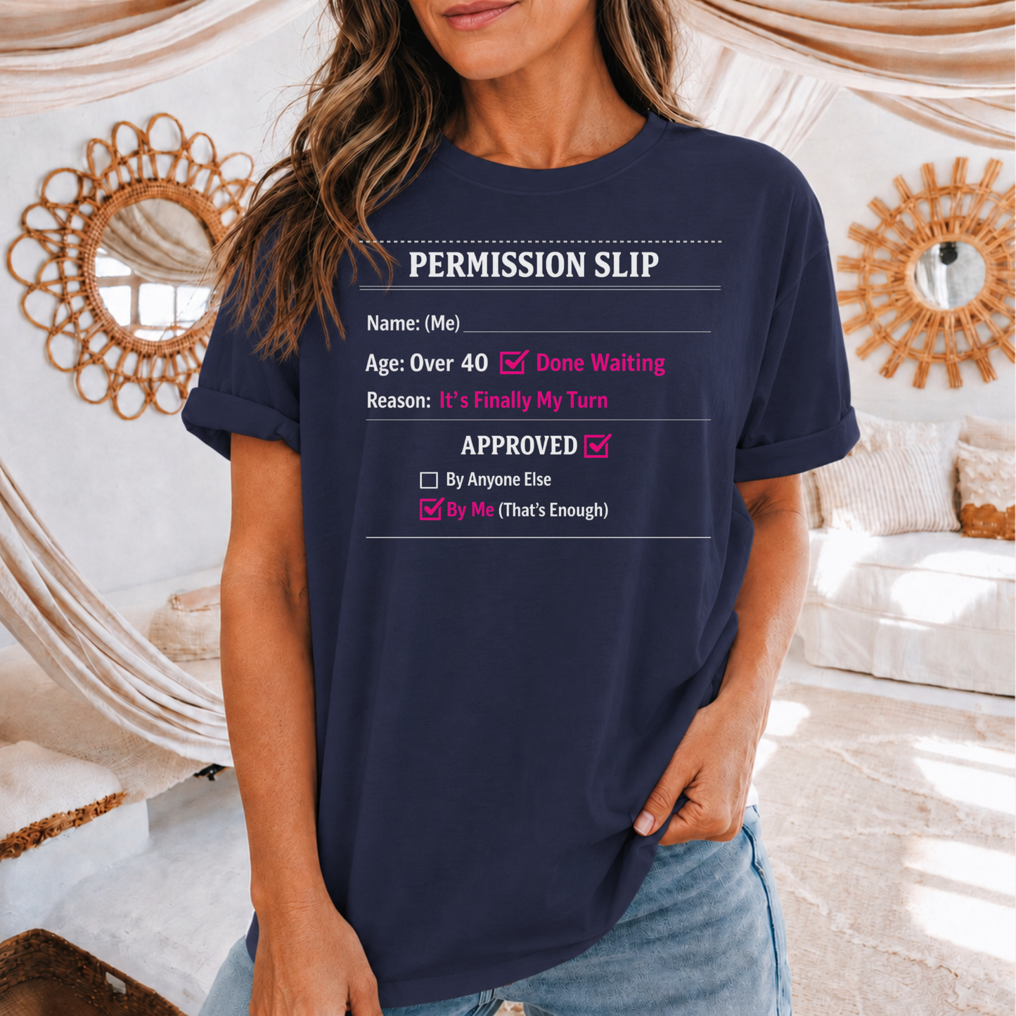 "Approved By Me" Permission Slip Shirt