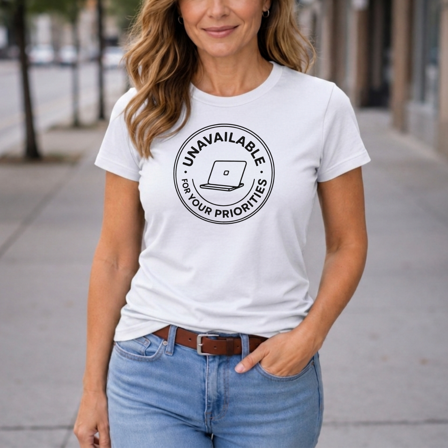 Unavailable for Your Priorities T-Shirt - Boundary Setting Tee for Women