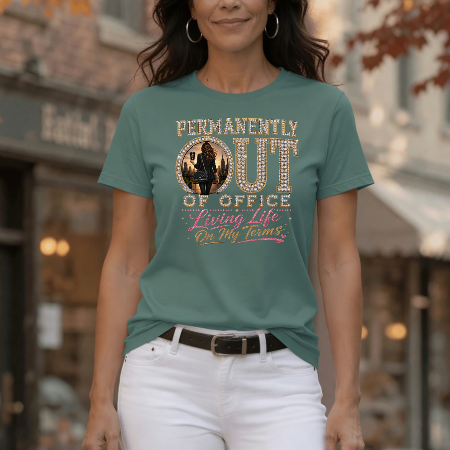 Permanently Out of Office | Living Life On My Terms Graphic Tee
