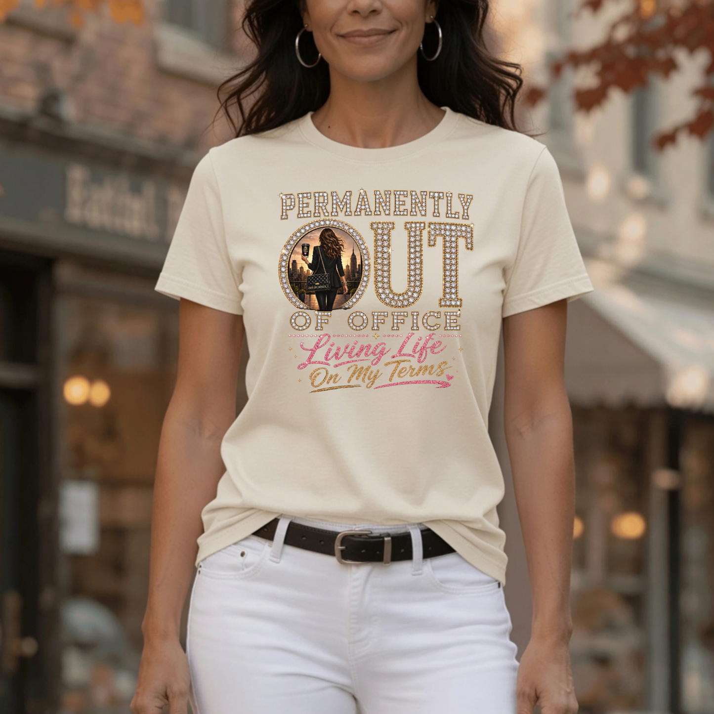 Permanently Out of Office | Living Life On My Terms Graphic Tee