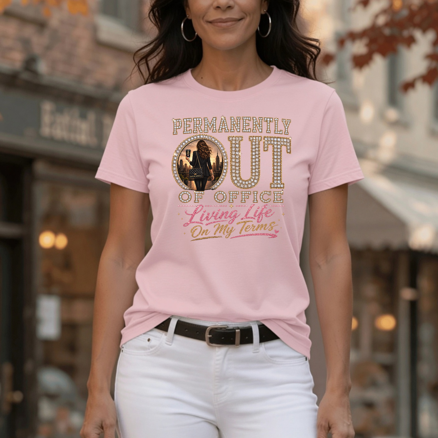 Permanently Out of Office | Living Life On My Terms Graphic Tee