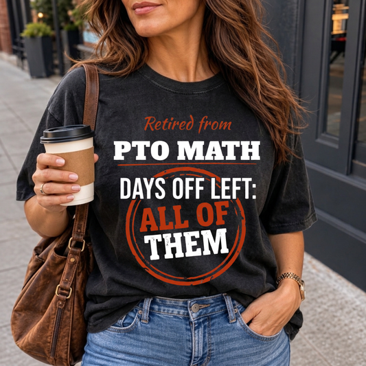 Distressed PTO Math T-Shirt