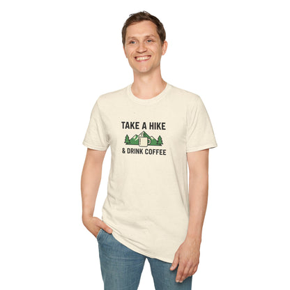 Take a Hike & Drink Coffee Unisex Tee