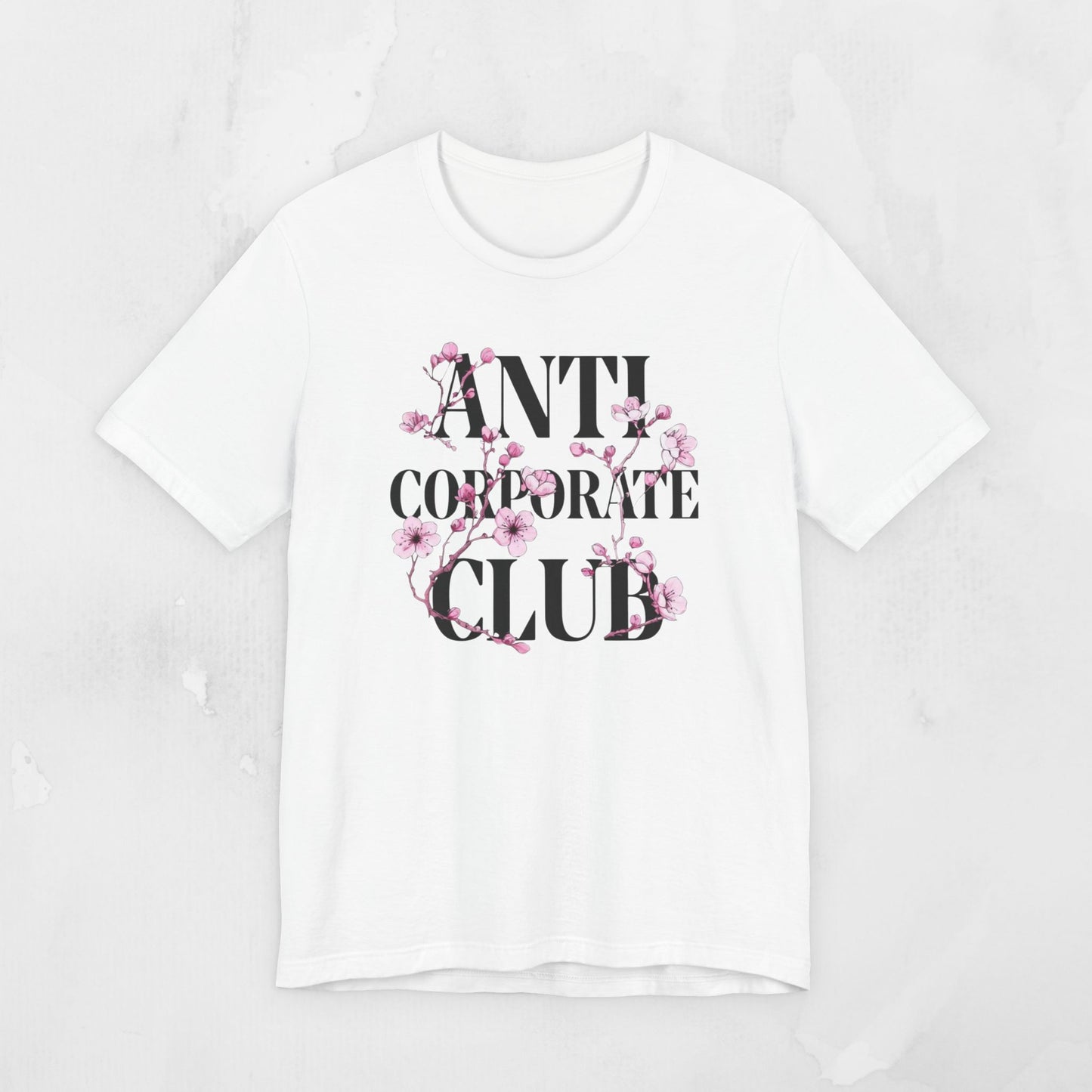 Anti Corporate Humor | Cherry Blossom Graphic Tee