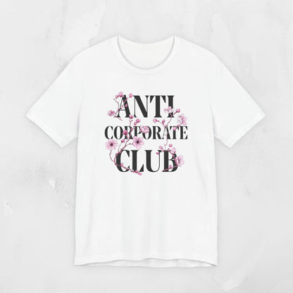Anti Corporate Humor | Cherry Blossom Graphic Tee