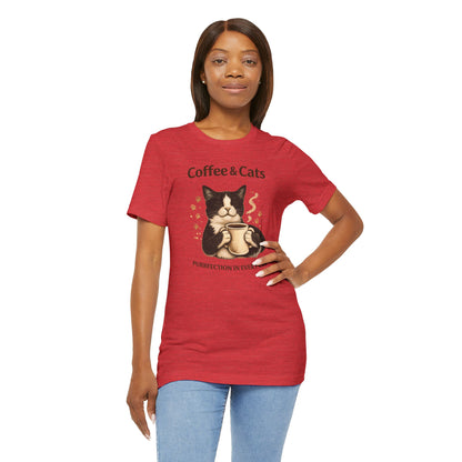 Coffee & Cats, Purrfection in Every Cup T-Shirt