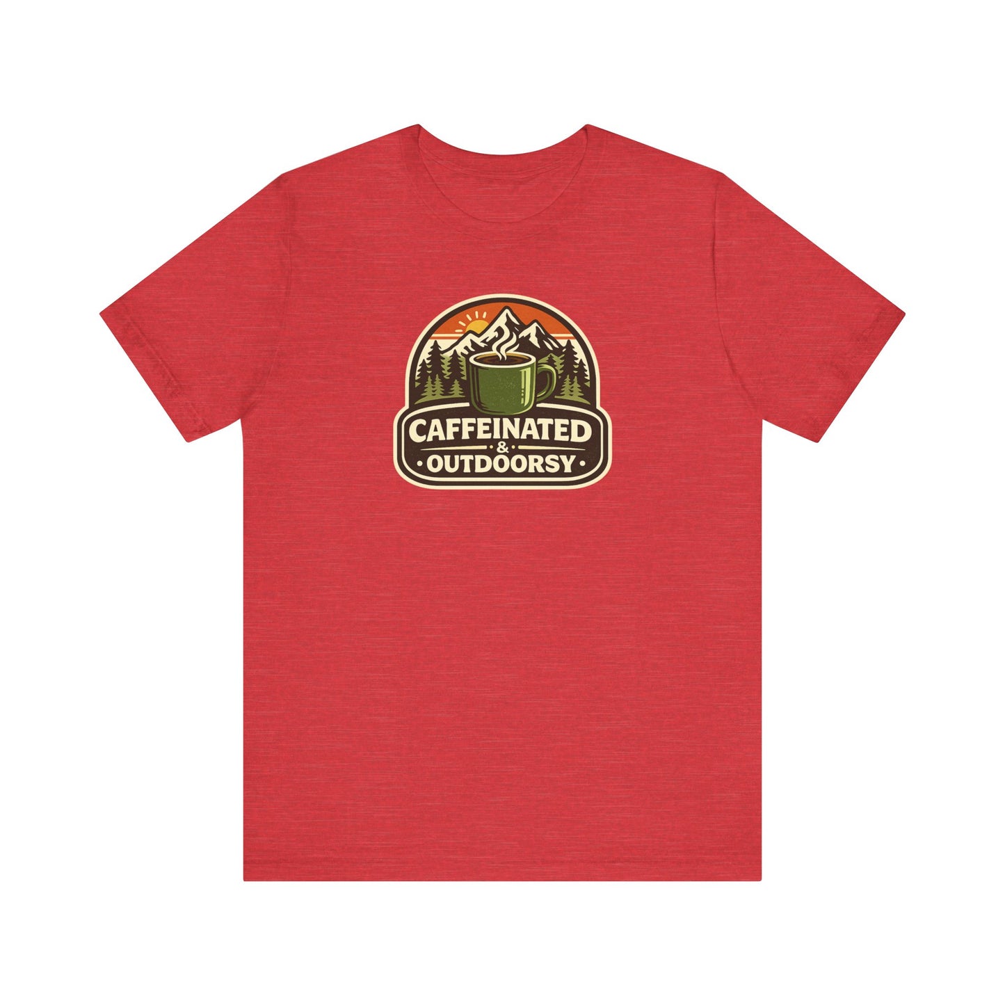 Caffeinated & Outdoorsy Unisex Tee