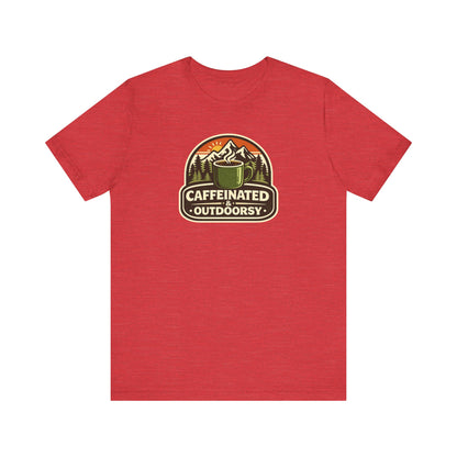 Caffeinated & Outdoorsy Unisex Tee