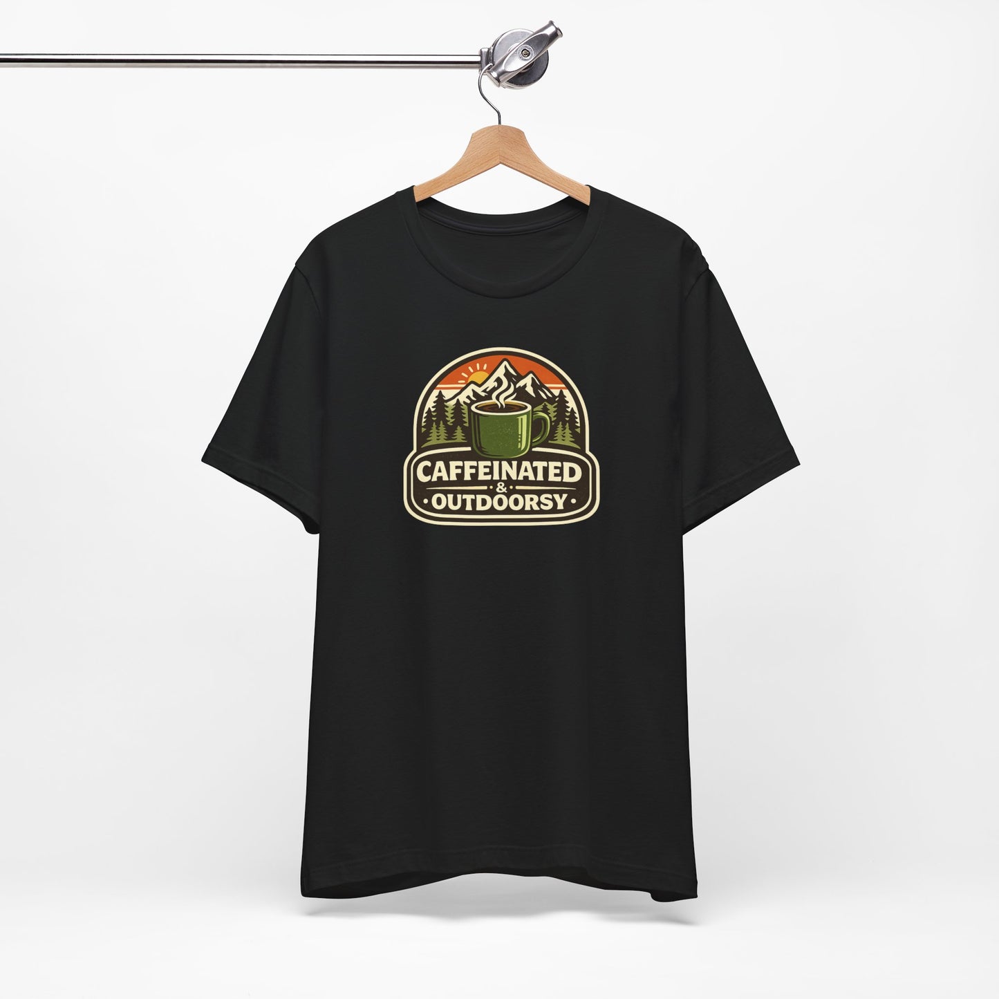 Caffeinated & Outdoorsy Unisex Tee