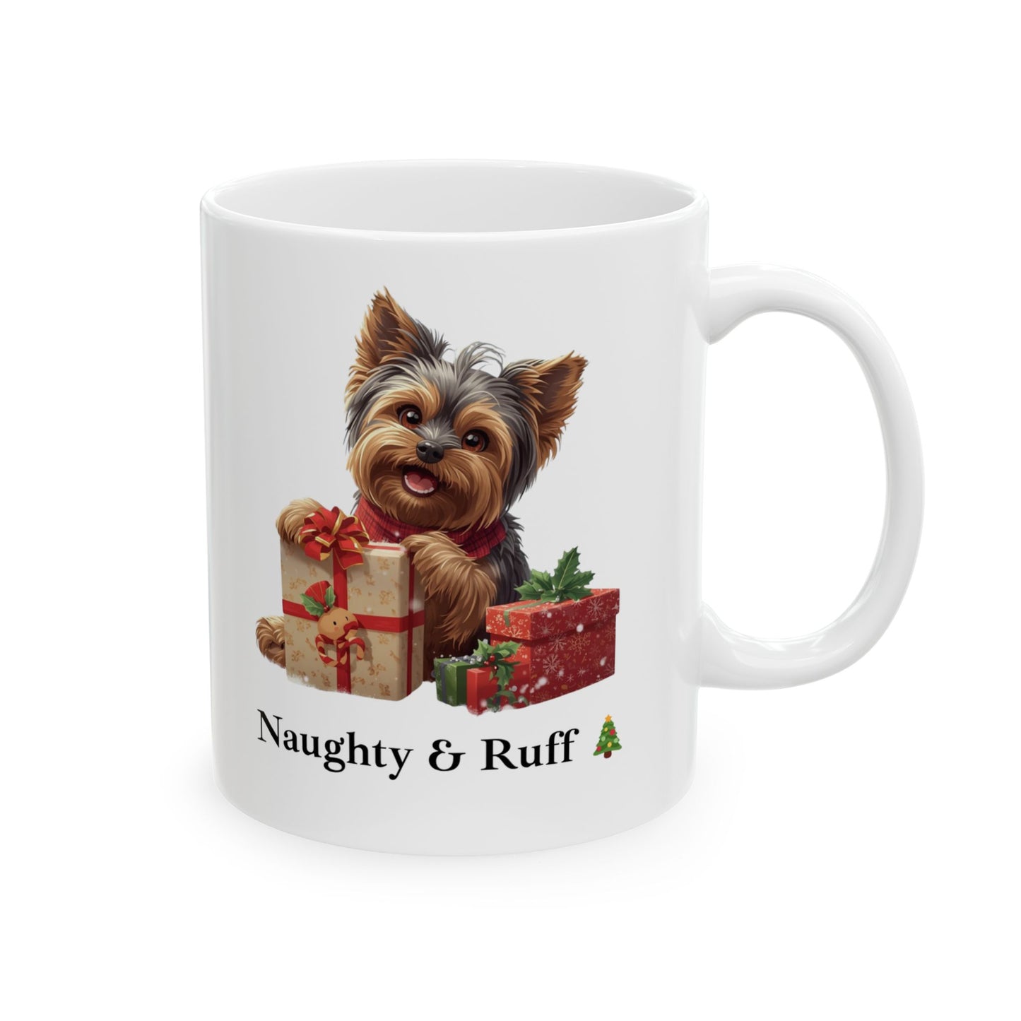 Mug - Cute Yorkie Christmas Mug for Pet Parents