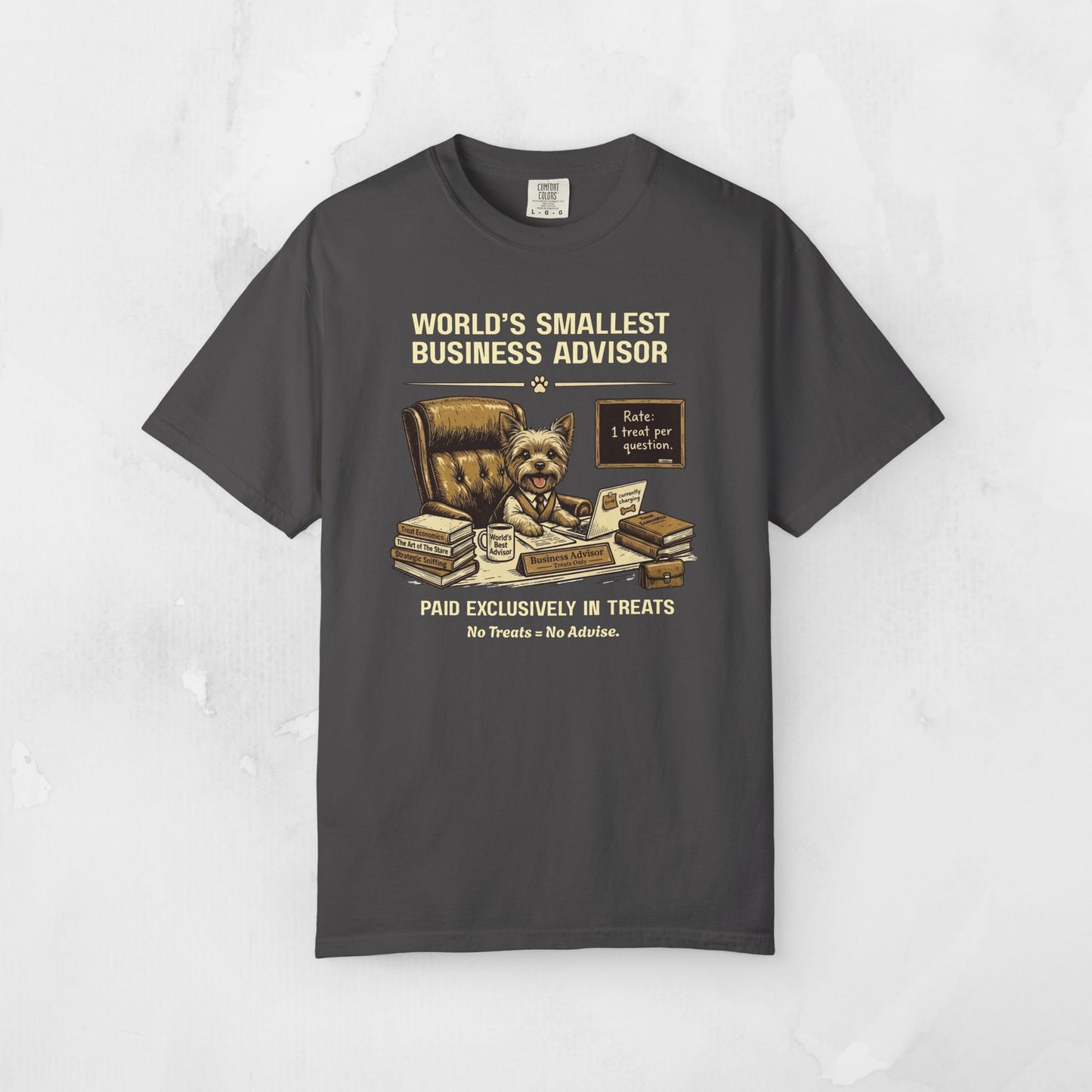 World's Smallest Business Advisor — Yorkie Tee
