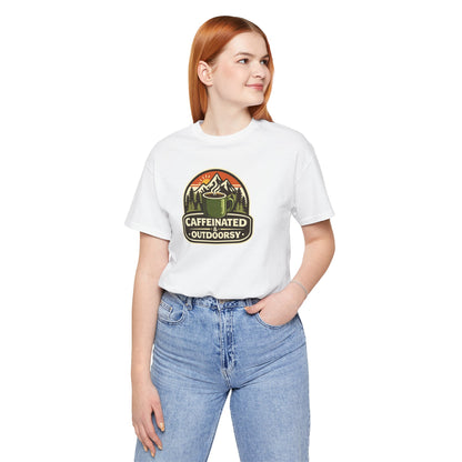Caffeinated & Outdoorsy Unisex Tee