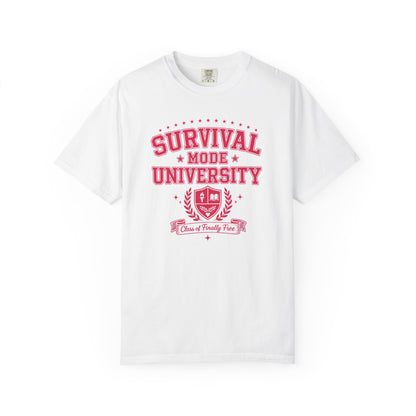 Survival Mode University Graphic Tee | Class of Finally Free