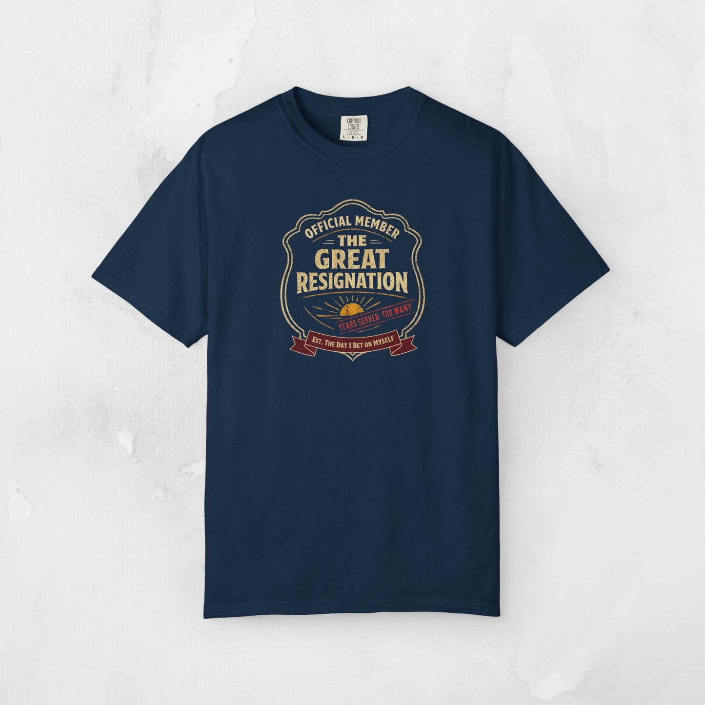 Official Member: The Great Resignation | Vintage Badge Graphic Tee