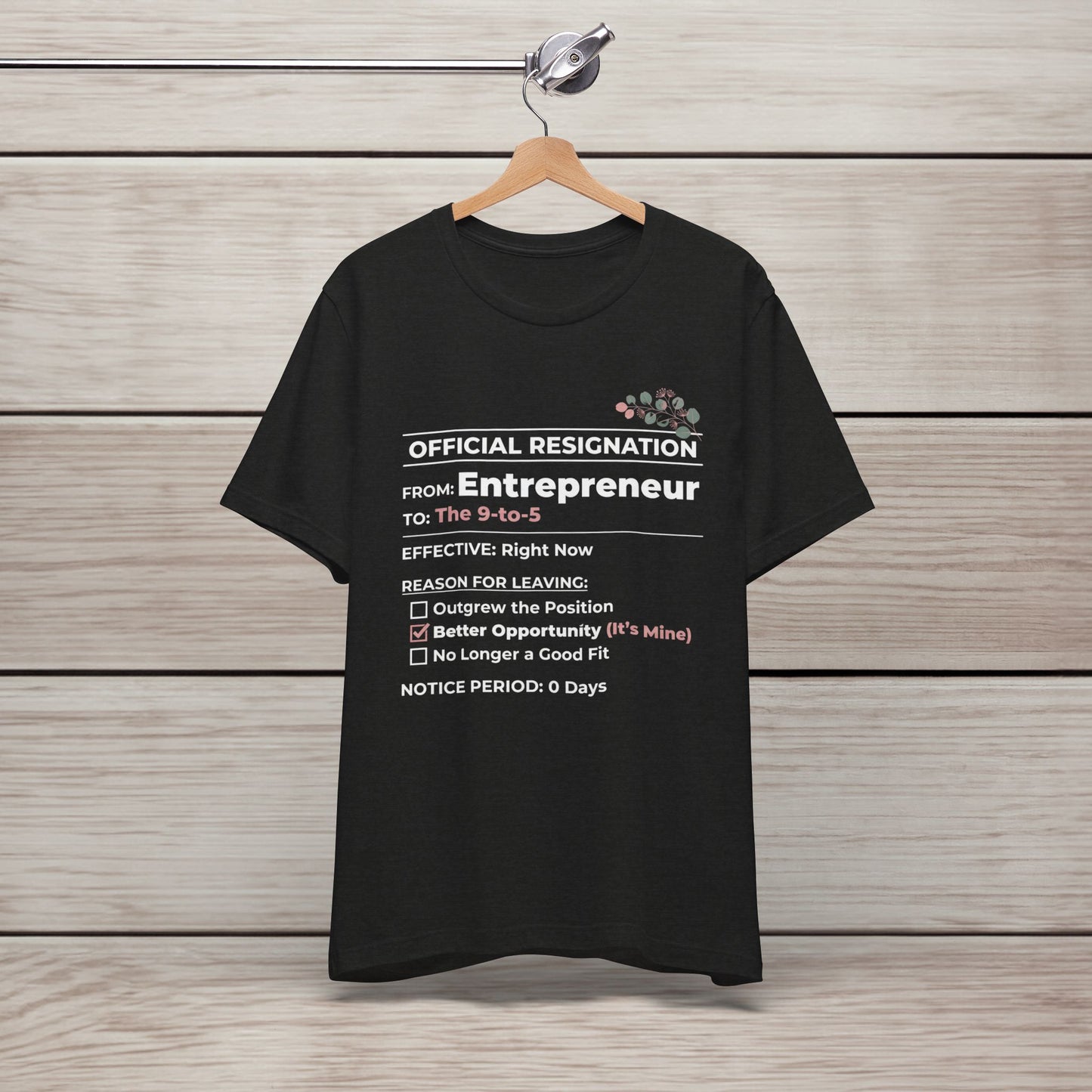 Official Resignation Tee