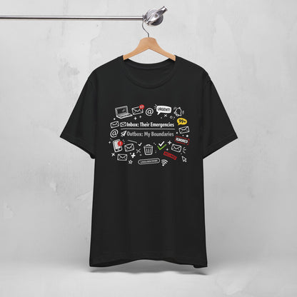 Their Emergencies My Boundaries T-Shirt - Digital Detox Tee for Women