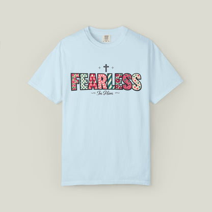Fearless T-Shirt - Faith-Based Word Art Tee for Christian Entrepreneurs