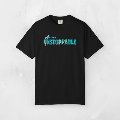 Unstoppable T-Shirt - Animal Print Word Art Tee for Women Entrepreneurs