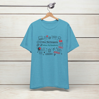 Their Emergencies My Boundaries T-Shirt - Digital Detox Tee for Women