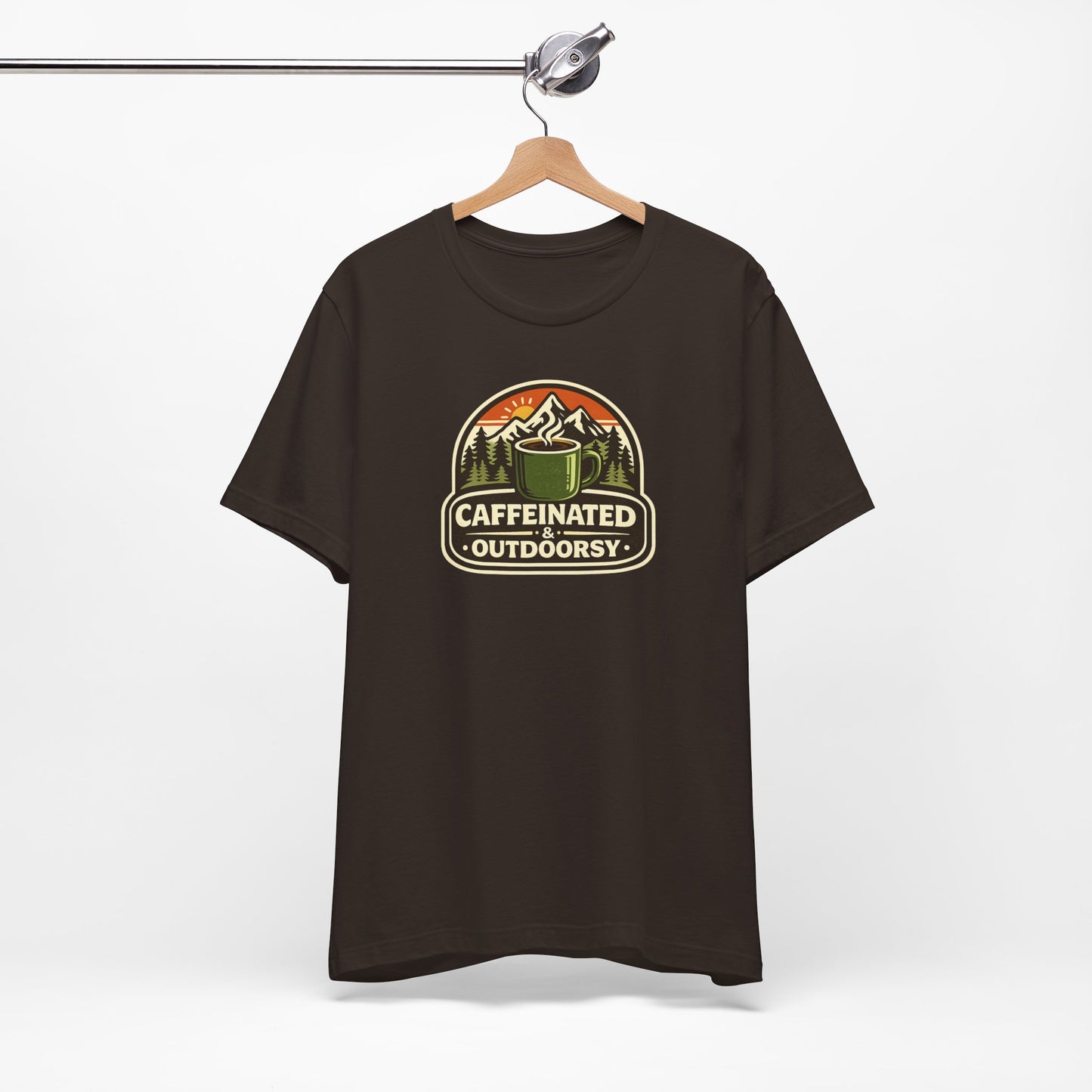 Caffeinated & Outdoorsy Unisex Tee