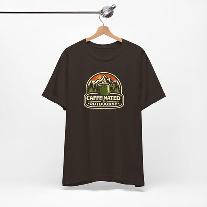 Caffeinated & Outdoorsy Unisex Tee