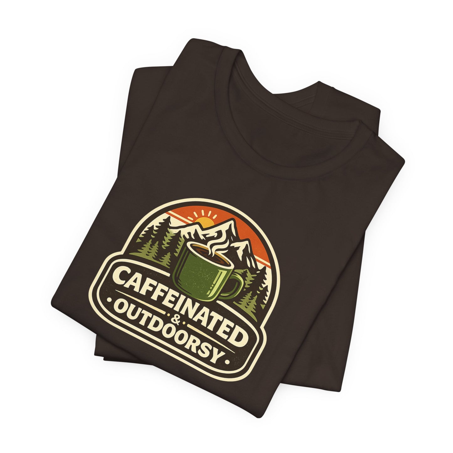 Caffeinated & Outdoorsy Unisex Tee